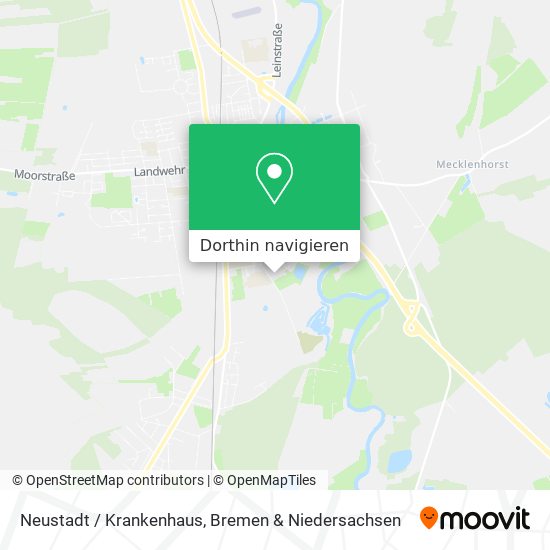 Neustadt / Krankenhaus Karte