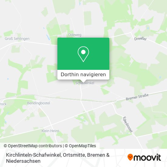 Kirchlinteln-Schafwinkel, Ortsmitte Karte