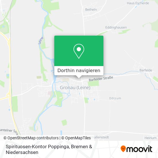Spirituosen-Kontor Poppinga Karte
