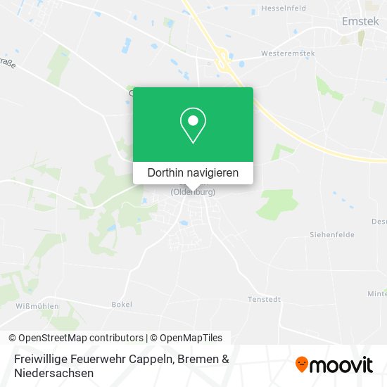 Freiwillige Feuerwehr Cappeln Karte
