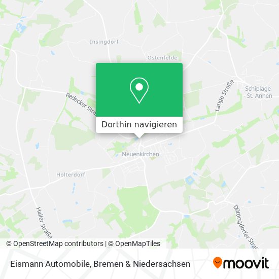 Eismann Automobile Karte