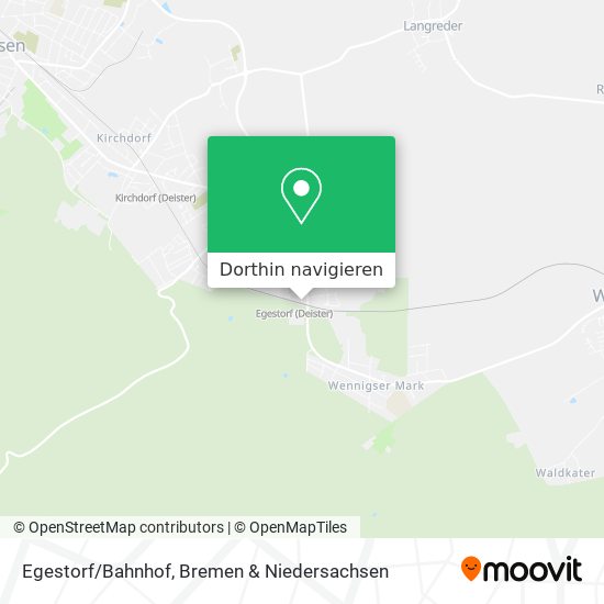Egestorf/Bahnhof Karte