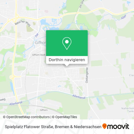 Spielplatz Flatower Straße Karte