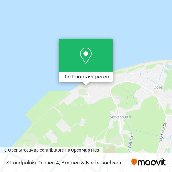Strandpalais Duhnen 4 Karte