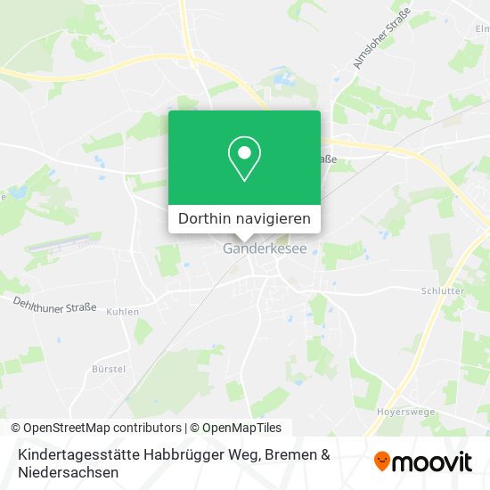Kindertagesstätte Habbrügger Weg Karte