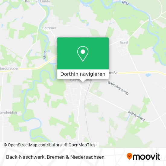 Back-Naschwerk Karte