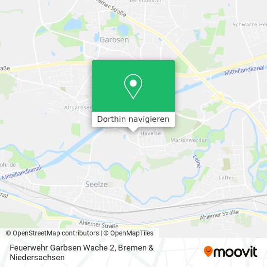 Feuerwehr Garbsen Wache 2 Karte