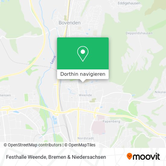 Festhalle Weende Karte