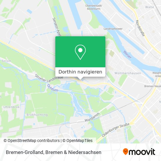 Bremen-Grolland Karte