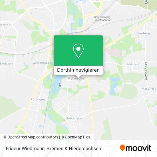 Friseur Wiedmann Karte