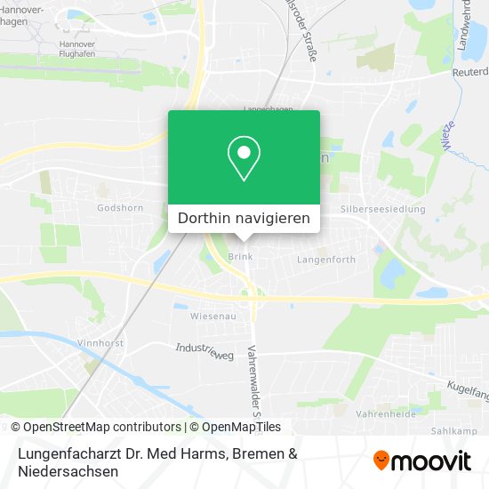Lungenfacharzt Dr. Med Harms Karte