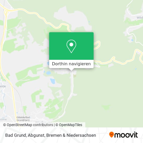 Bad Grund, Abgunst Karte