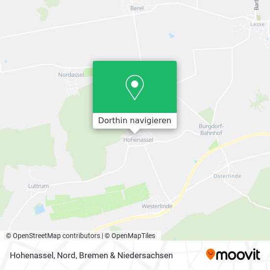 Hohenassel, Nord Karte
