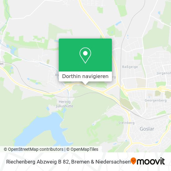 Riechenberg Abzweig B 82 Karte