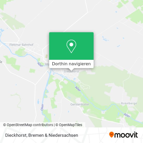 Dieckhorst Karte