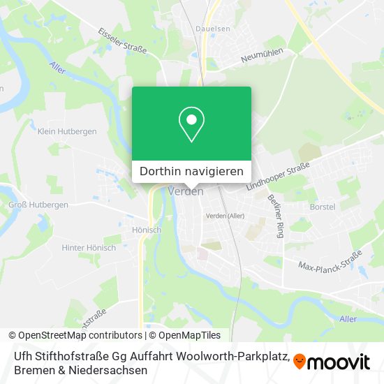 Ufh Stifthofstraße Gg Auffahrt Woolworth-Parkplatz Karte