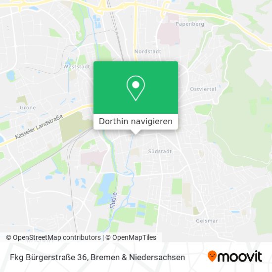 Fkg Bürgerstraße 36 Karte