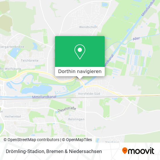 Drömling-Stadion Karte