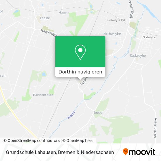 Grundschule Lahausen Karte