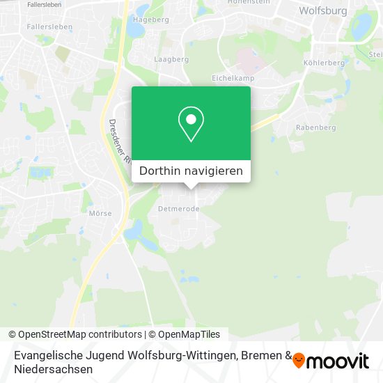 Evangelische Jugend Wolfsburg-Wittingen Karte