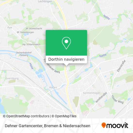 Dehner Gartencenter Karte