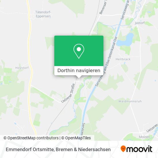 Emmendorf Ortsmitte Karte