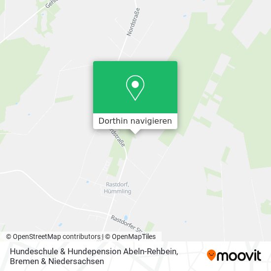 Hundeschule & Hundepension Abeln-Rehbein Karte