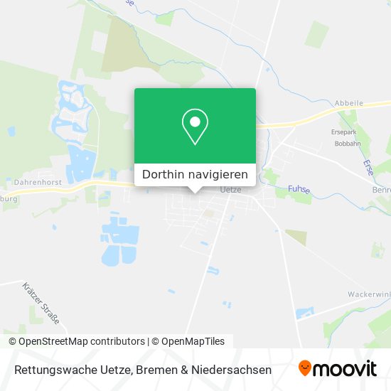 Rettungswache Uetze Karte