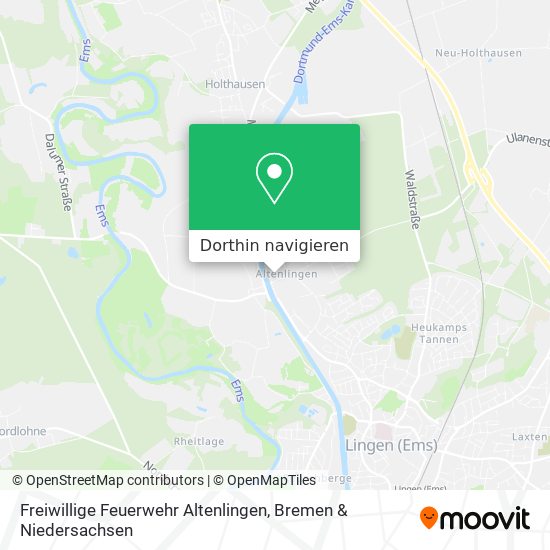 Freiwillige Feuerwehr Altenlingen Karte