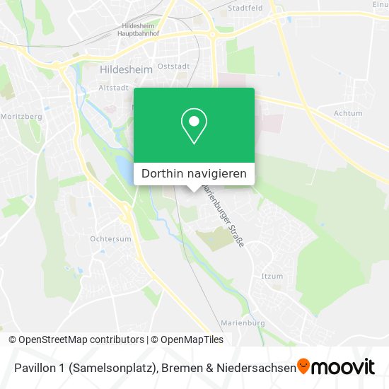 Pavillon 1 (Samelsonplatz) Karte