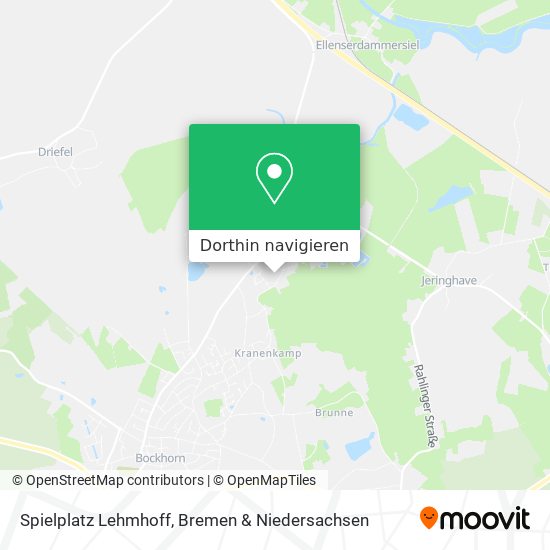 Spielplatz Lehmhoff Karte