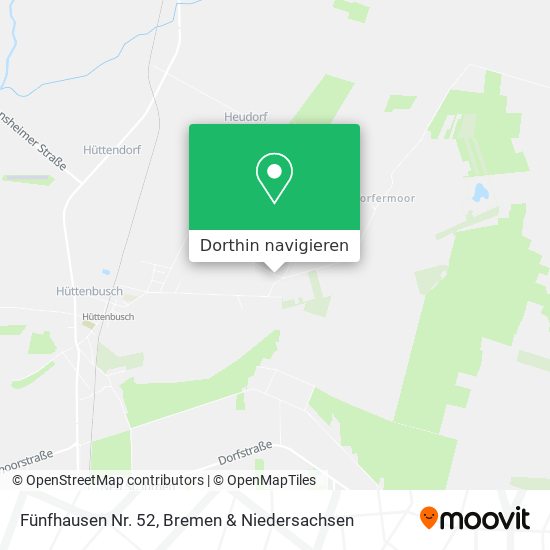 Fünfhausen Nr. 52 Karte