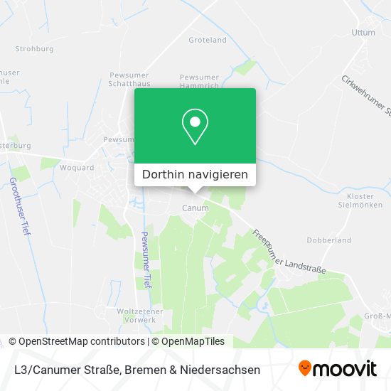 L3/Canumer Straße Karte