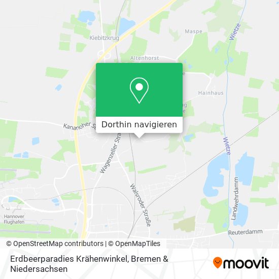 Erdbeerparadies Krähenwinkel Karte