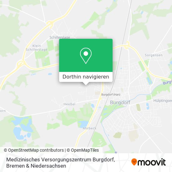 Medizinisches Versorgungszentrum Burgdorf Karte