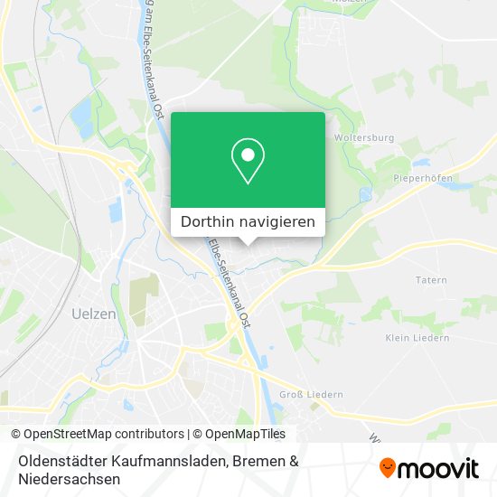 Oldenstädter Kaufmannsladen Karte
