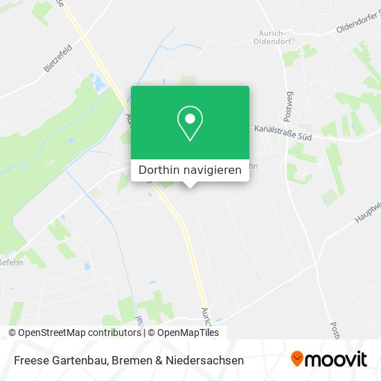 Freese Gartenbau Karte