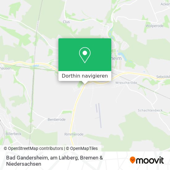 Bad Gandersheim, am Lahberg Karte