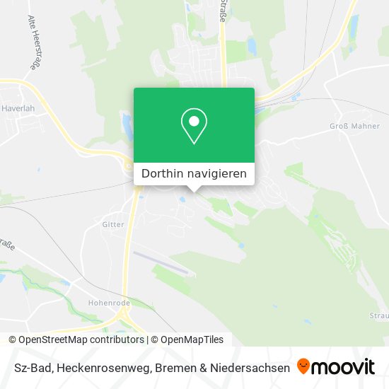 Sz-Bad, Heckenrosenweg Karte