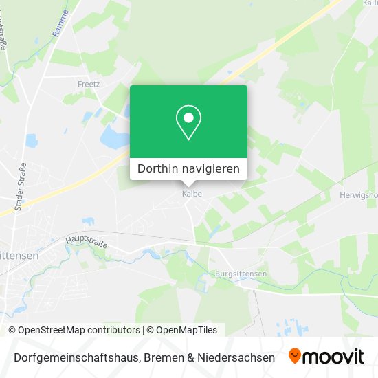 Dorfgemeinschaftshaus Karte