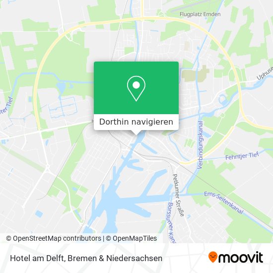 Hotel am Delft Karte
