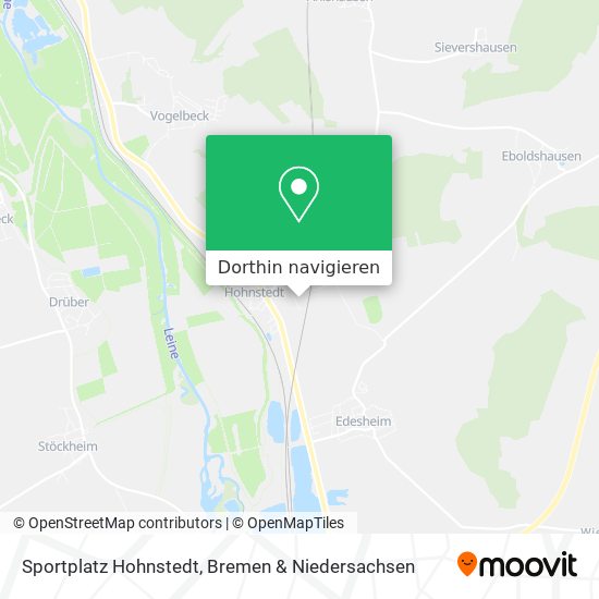 Sportplatz Hohnstedt Karte