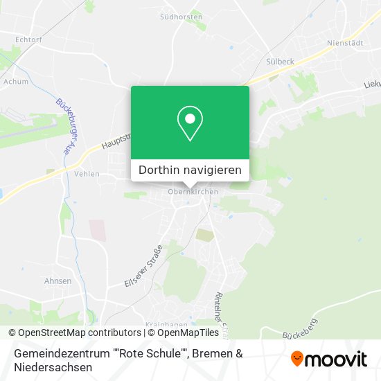 Gemeindezentrum ""Rote Schule"" Karte