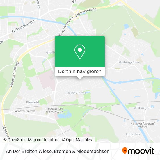 An Der Breiten Wiese Karte