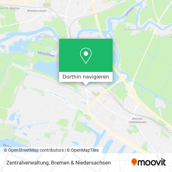 Zentralverwaltung Karte