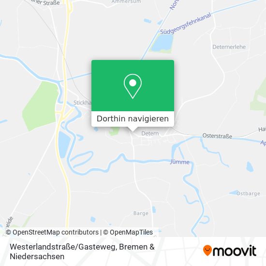 Westerlandstraße/Gasteweg Karte