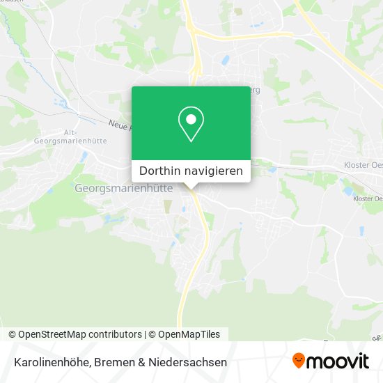 Karolinenhöhe Karte