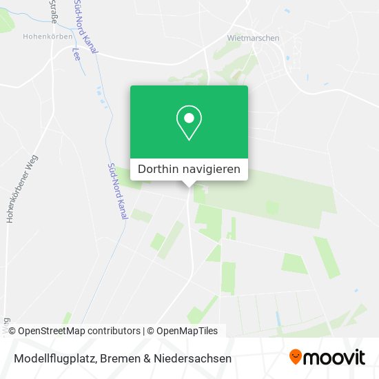 Modellflugplatz Karte
