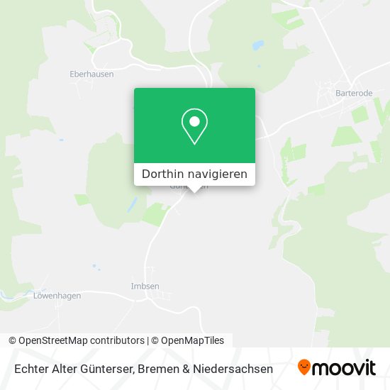 Echter Alter Günterser Karte