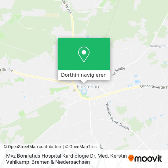 Mvz Bonifatius Hospital Kardiologie Dr. Med. Kerstin Vahlkamp Karte